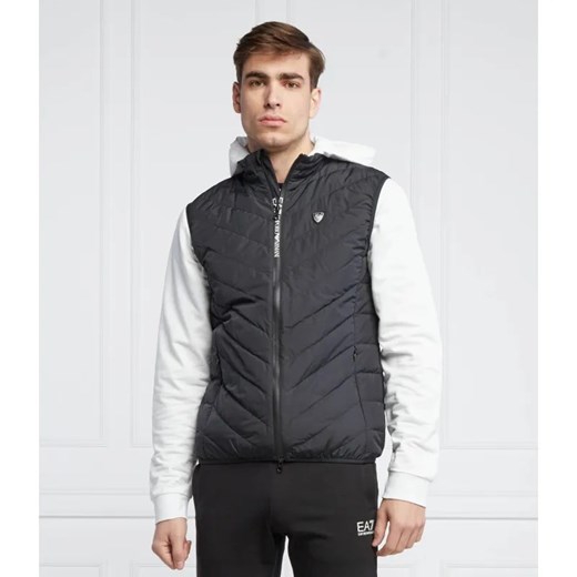 EA7 Puchowy bezrękawnik | Regular Fit ze sklepu Gomez Fashion Store w kategorii Kamizelki męskie - zdjęcie 184349014