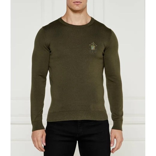 Aeronautica Militare Sweter | Regular Fit ze sklepu Gomez Fashion Store w kategorii Swetry męskie - zdjęcie 184349084