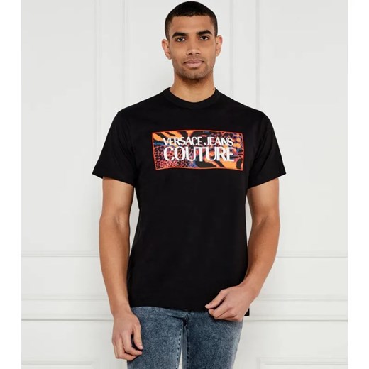 Versace Jeans Couture T-shirt | Regular Fit ze sklepu Gomez Fashion Store w kategorii T-shirty męskie - zdjęcie 184349154