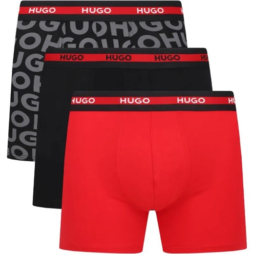Hugo Bodywear Bokserki 3-pack BR PLANET DES ze sklepu Gomez Fashion Store w kategorii Majtki męskie - zdjęcie 184349241