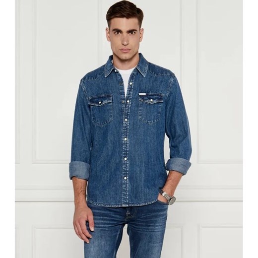 Guess Jeans Jeansowa koszula | Slim Fit ze sklepu Gomez Fashion Store w kategorii Koszule męskie - zdjęcie 184349252