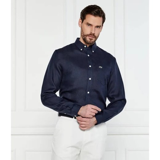 Lacoste Lniana koszula | Regular Fit ze sklepu Gomez Fashion Store w kategorii Koszule męskie - zdjęcie 184349281
