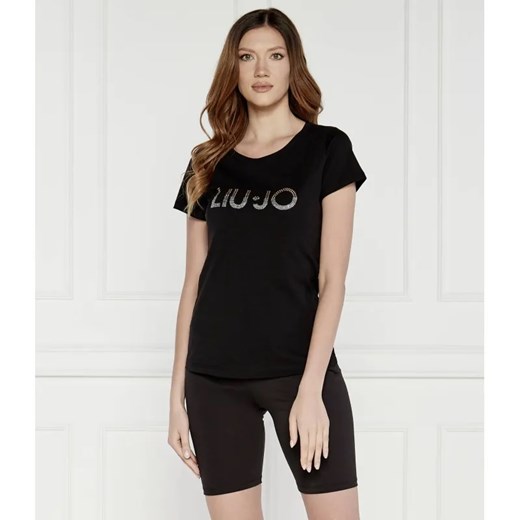 Liu Jo Beachwear T-shirt | Regular Fit ze sklepu Gomez Fashion Store w kategorii Bluzki damskie - zdjęcie 184349292