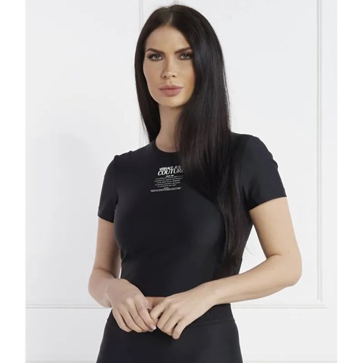 Versace Jeans Couture T-shirt | Cropped Fit ze sklepu Gomez Fashion Store w kategorii Bluzki damskie - zdjęcie 184349322