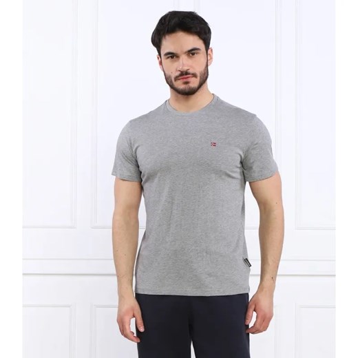 Napapijri T-shirt SALIS | Regular Fit ze sklepu Gomez Fashion Store w kategorii T-shirty męskie - zdjęcie 184349324