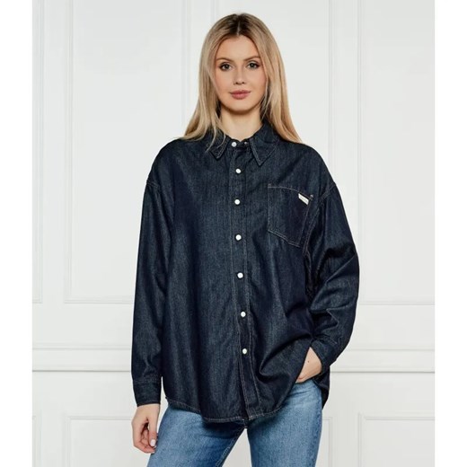 Calvin Klein Jeans Jeansowa koszula | Oversize fit ze sklepu Gomez Fashion Store w kategorii Koszule damskie - zdjęcie 184349344