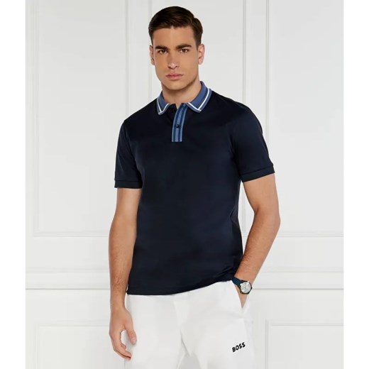 BOSS BLACK Polo Phillipson 36 | Slim Fit | mercerised ze sklepu Gomez Fashion Store w kategorii T-shirty męskie - zdjęcie 184349454