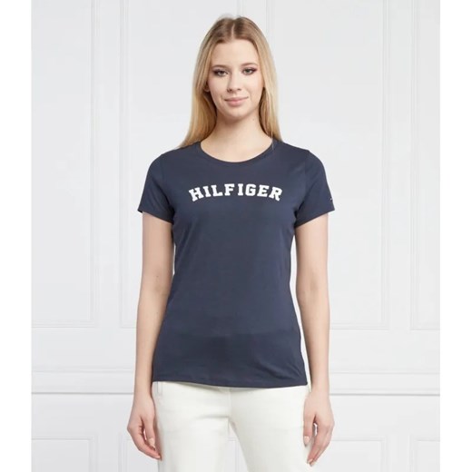 Tommy Hilfiger T-shirt | Slim Fit ze sklepu Gomez Fashion Store w kategorii Bluzki damskie - zdjęcie 184349502