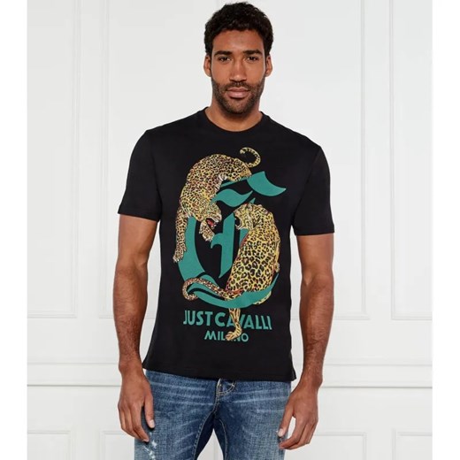Just Cavalli T-shirt | Regular Fit ze sklepu Gomez Fashion Store w kategorii T-shirty męskie - zdjęcie 184349522