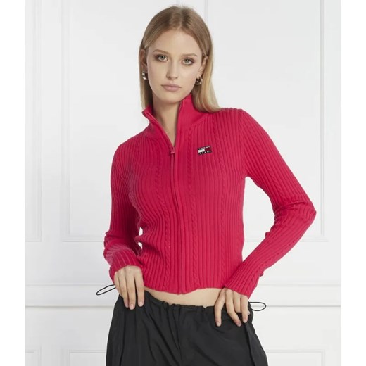Tommy Jeans Kardigan | Slim Fit ze sklepu Gomez Fashion Store w kategorii Swetry damskie - zdjęcie 184349562