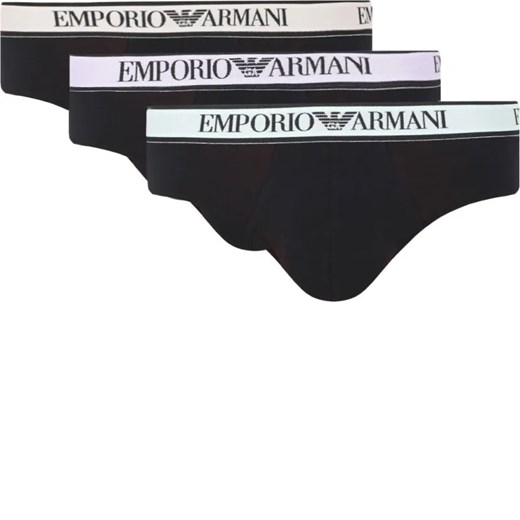 Emporio Armani Slipy 3-pack ze sklepu Gomez Fashion Store w kategorii Majtki męskie - zdjęcie 184349571