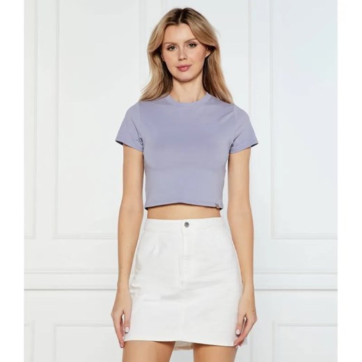 Calvin Klein Jeans T-shirt | Cropped Fit ze sklepu Gomez Fashion Store w kategorii Bluzki damskie - zdjęcie 184349574