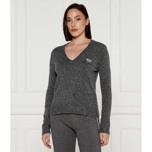 Liu Jo Sweter | Regular Fit | z dodatkiem wełny ze sklepu Gomez Fashion Store w kategorii Swetry damskie - zdjęcie 184349633