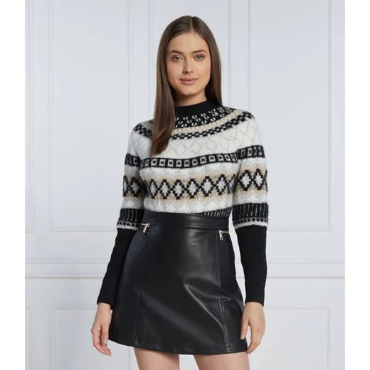 Desigual Sweter | Regular Fit | z dodatkiem wełny ze sklepu Gomez Fashion Store w kategorii Swetry damskie - zdjęcie 184349643