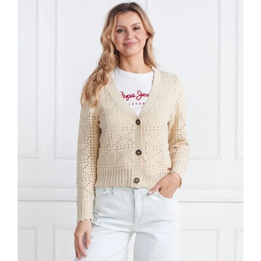 Pepe Jeans London Kardigan GRACE | Regular Fit ze sklepu Gomez Fashion Store w kategorii Swetry damskie - zdjęcie 184349770
