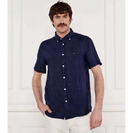 Tommy Hilfiger Lniana koszula | Regular Fit ze sklepu Gomez Fashion Store w kategorii Koszule męskie - zdjęcie 184349823