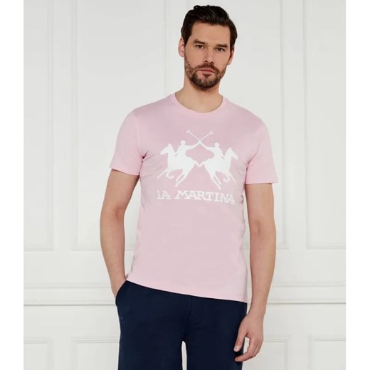 La Martina T-shirt | Regular Fit ze sklepu Gomez Fashion Store w kategorii T-shirty męskie - zdjęcie 184349852