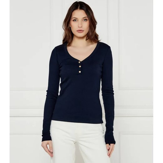 Tommy Hilfiger Bluzka HENLEY | Slim Fit ze sklepu Gomez Fashion Store w kategorii Bluzki damskie - zdjęcie 184349854