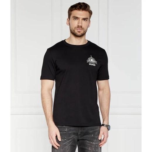 HUGO T-shirt Dedico | Regular Fit ze sklepu Gomez Fashion Store w kategorii T-shirty męskie - zdjęcie 184349914