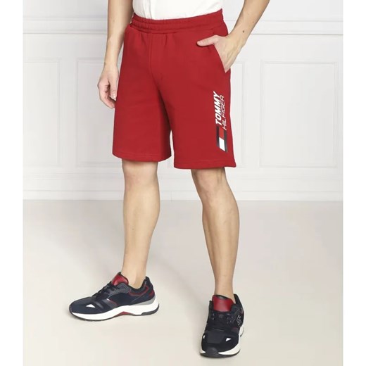 Tommy Sport Szorty ESSENTIAL TERRY | Regular Fit ze sklepu Gomez Fashion Store w kategorii Spodenki męskie - zdjęcie 184349981