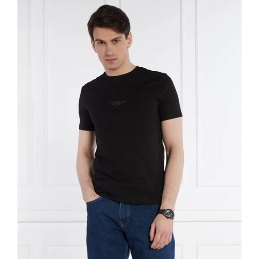 GUESS T-shirt AIDY | Slim Fit ze sklepu Gomez Fashion Store w kategorii T-shirty męskie - zdjęcie 184350020