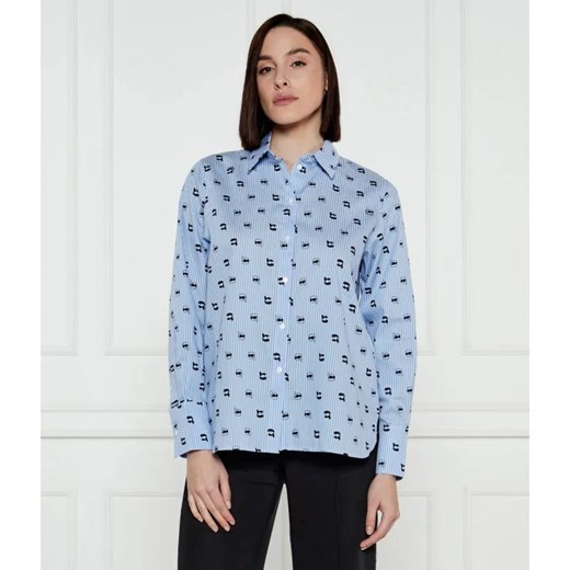 Karl Lagerfeld Koszula IKON AOP | Loose fit ze sklepu Gomez Fashion Store w kategorii Koszule damskie - zdjęcie 184350103