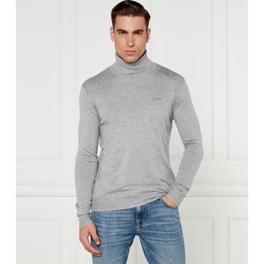 GUESS Golf EBENEZER | Slim Fit | z dodatkiem jedwabiu ze sklepu Gomez Fashion Store w kategorii Swetry męskie - zdjęcie 184350191