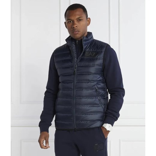 EA7 Puchowy bezrękawnik | Regular Fit ze sklepu Gomez Fashion Store w kategorii Kamizelki męskie - zdjęcie 184350204