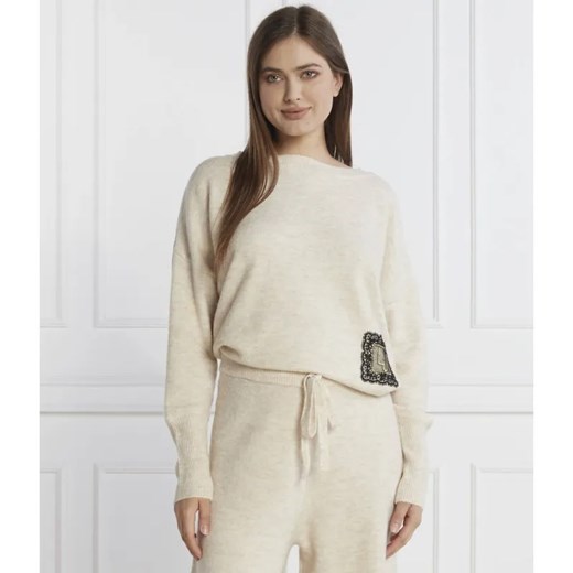Liu Jo Rose Sweter | Regular Fit | z dodatkiem wełny ze sklepu Gomez Fashion Store w kategorii Swetry damskie - zdjęcie 184350292