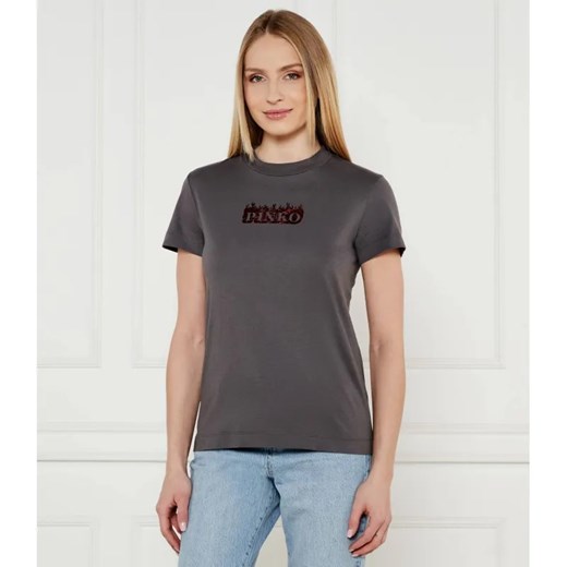 Pinko T-shirt TRAPANI | Regular Fit ze sklepu Gomez Fashion Store w kategorii Bluzki damskie - zdjęcie 184350430