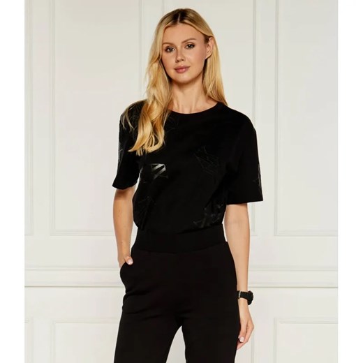 Armani Exchange T-shirt | Cropped Fit ze sklepu Gomez Fashion Store w kategorii Bluzki damskie - zdjęcie 184350454