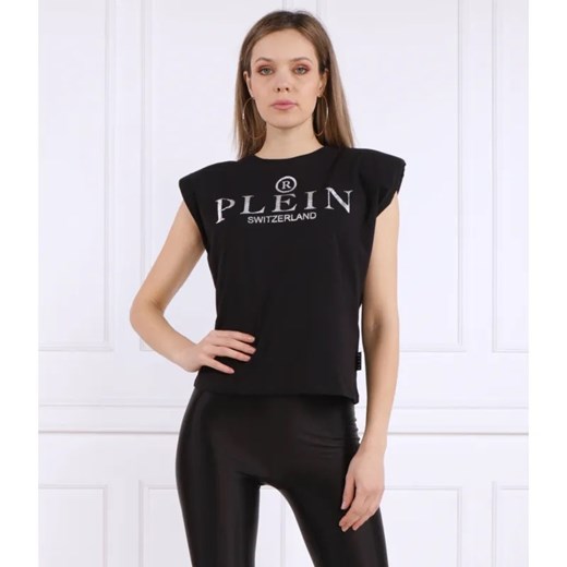 Philipp Plein T-shirt | Cropped Fit ze sklepu Gomez Fashion Store w kategorii Bluzki damskie - zdjęcie 184350483