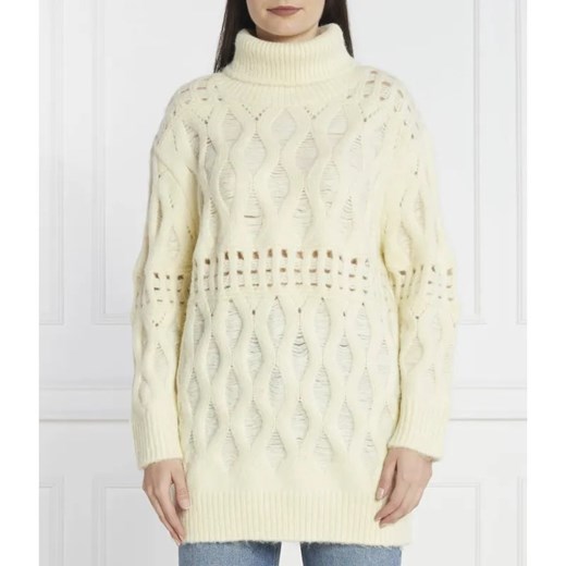Silvian Heach Sweter | Loose fit | z dodatkiem wełny ze sklepu Gomez Fashion Store w kategorii Swetry damskie - zdjęcie 184350500