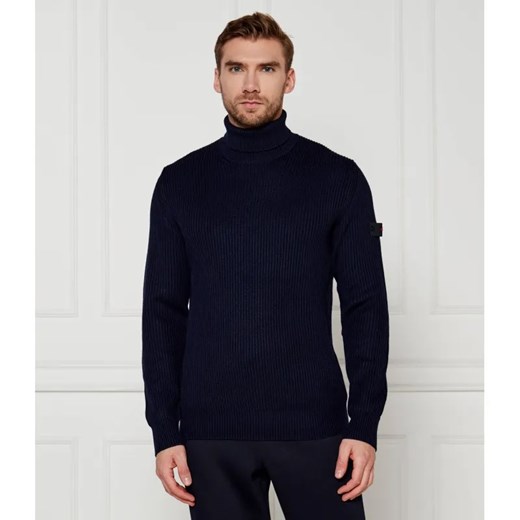 Peuterey Golf EVROS 01 | Regular Fit | z dodatkiem wełny ze sklepu Gomez Fashion Store w kategorii Swetry męskie - zdjęcie 184350562