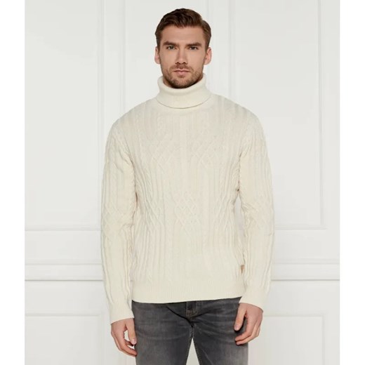 GUESS Golf EVANDER | Regular Fit | z dodatkiem wełny ze sklepu Gomez Fashion Store w kategorii Swetry męskie - zdjęcie 184350672