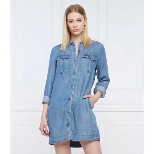 Superdry Sukienka VINTAGE OVERSIZED ze sklepu Gomez Fashion Store w kategorii Sukienki - zdjęcie 184350690