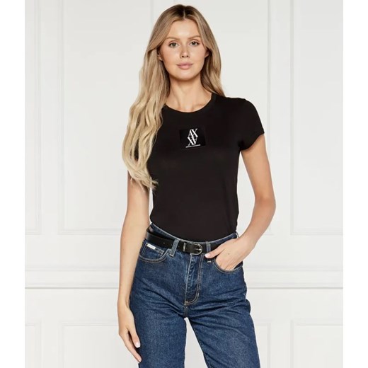 Armani Exchange T-shirt | Regular Fit ze sklepu Gomez Fashion Store w kategorii Bluzki damskie - zdjęcie 184350721