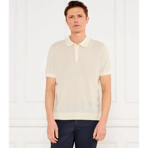Windsor Lniane polo 13 Lindo-PR | Regular Fit ze sklepu Gomez Fashion Store w kategorii T-shirty męskie - zdjęcie 184350760