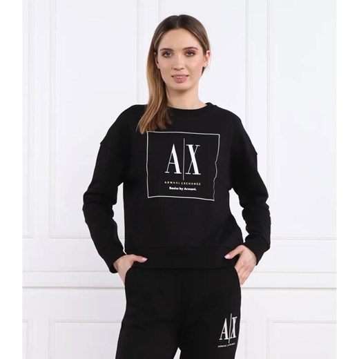Armani Exchange Bluza | Regular Fit ze sklepu Gomez Fashion Store w kategorii Bluzy damskie - zdjęcie 184350783