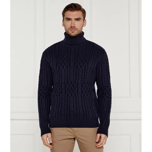 GUESS Golf EVANDER | Regular Fit | z dodatkiem wełny ze sklepu Gomez Fashion Store w kategorii Swetry męskie - zdjęcie 184350831