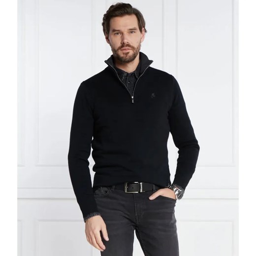 Karl Lagerfeld Wełniany sweter | Regular Fit ze sklepu Gomez Fashion Store w kategorii Swetry męskie - zdjęcie 184350864