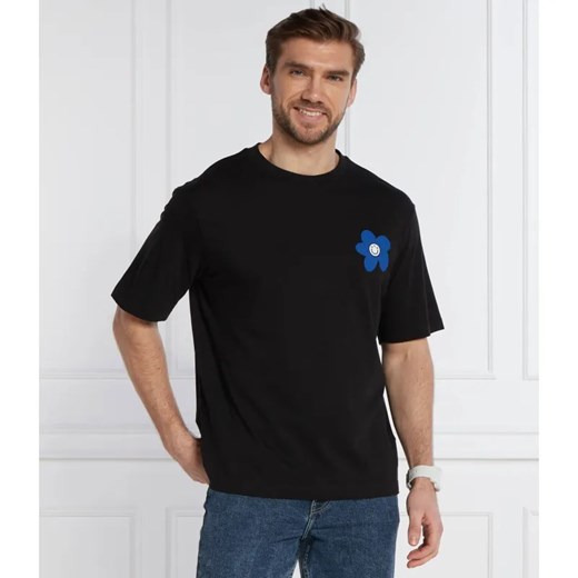 Hugo Blue T-shirt Noretto | Regular Fit ze sklepu Gomez Fashion Store w kategorii T-shirty męskie - zdjęcie 184350974
