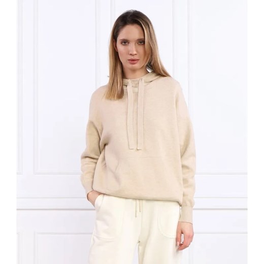 Calvin Klein Bluza | Regular Fit | z dodatkiem kaszmiru ze sklepu Gomez Fashion Store w kategorii Bluzy damskie - zdjęcie 184350992