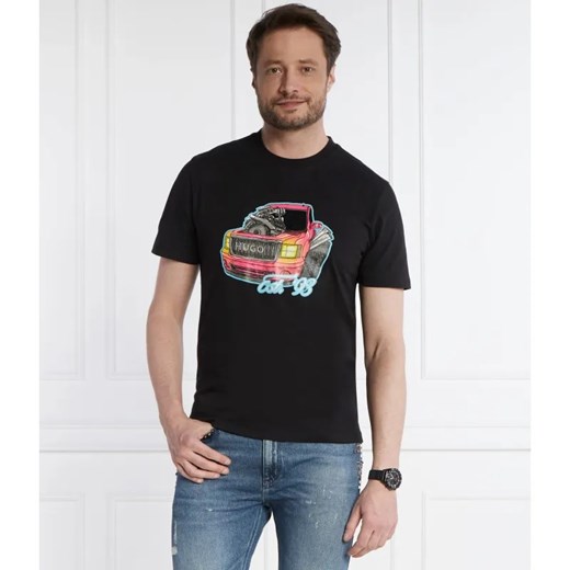 HUGO T-shirt Damotoro | Relaxed fit ze sklepu Gomez Fashion Store w kategorii T-shirty męskie - zdjęcie 184351114