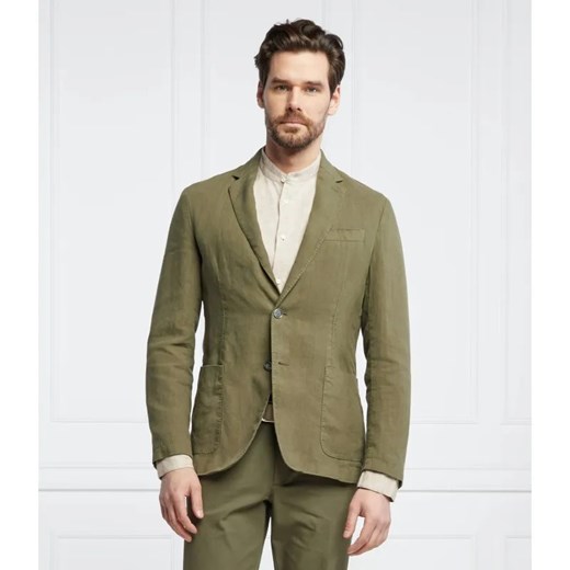 BOSS BLACK Lniana marynarka C-Hanry-D-222F | Slim Fit 48 Gomez Fashion Store okazyjna cena