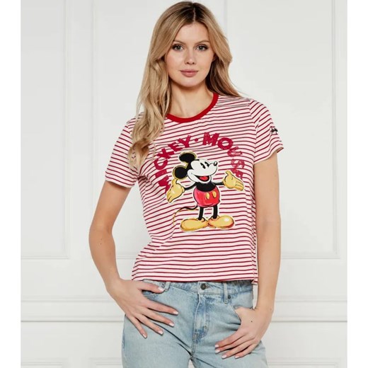 Desigual T-shirt MICKEY MOUSE | Desigual x Disney | Regular Fit ze sklepu Gomez Fashion Store w kategorii Bluzki damskie - zdjęcie 184351181