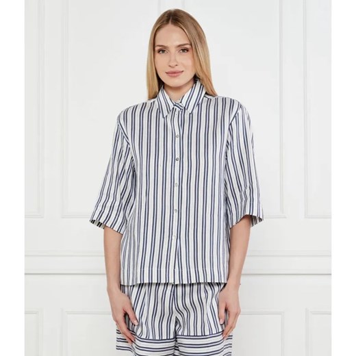 Marella SPORT Koszula Manna | Relaxed fit | z dodatkiem lnu ze sklepu Gomez Fashion Store w kategorii Koszule damskie - zdjęcie 184351243