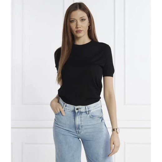 BOSS BLACK Wełniany sweter Falyssiasi | Regular Fit ze sklepu Gomez Fashion Store w kategorii Swetry damskie - zdjęcie 184351281