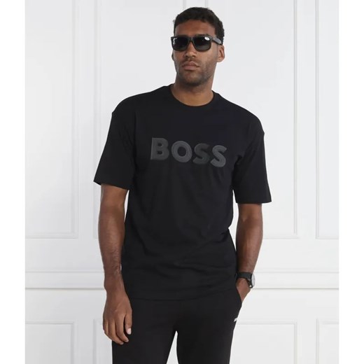 BOSS GREEN T-shirt Tee Lotus | Regular Fit ze sklepu Gomez Fashion Store w kategorii T-shirty męskie - zdjęcie 184351314