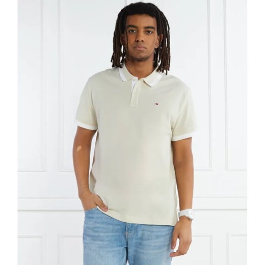 Tommy Jeans Polo TJM REG SOLID TIPPED | Regular Fit ze sklepu Gomez Fashion Store w kategorii T-shirty męskie - zdjęcie 184351381